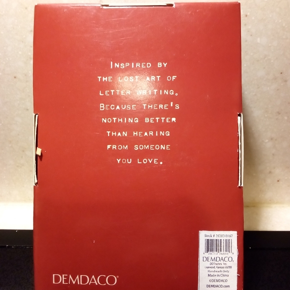 NWT Demdaco Silver Heart Ornament with Red Ribbon - Picture 4 of 4